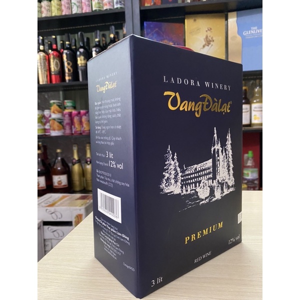 Vang Đà Lạt Đỏ Premium 3 Lít