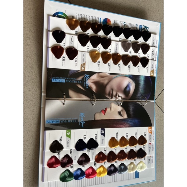 Bảng màu thuốc nhuộm koolpro  .46 màu thời trang