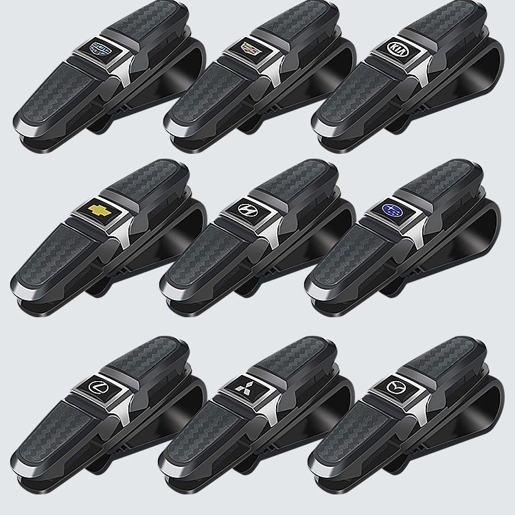 1 Kẹp Giữ Mắt Kính Gắn Tấm Che Nắng Xe Hơi Bằng ABS