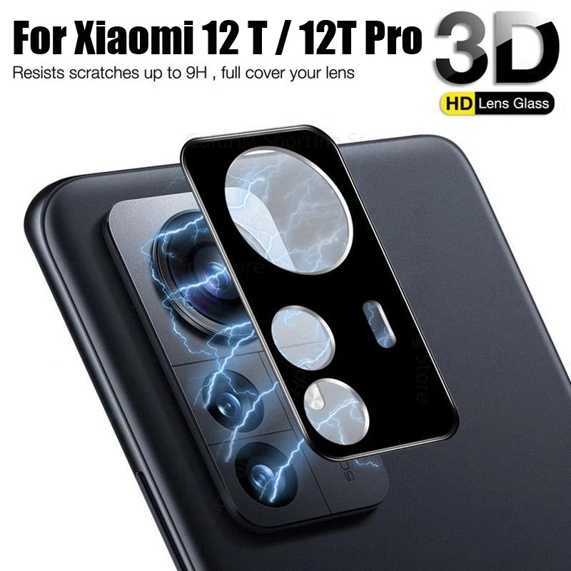 Kính Cường Lực 3D Viền Cong Bảo Vệ Camera Sau Cho Xiaomi 12T HD