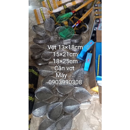 Vợt cá inox 13×18cm