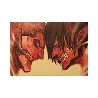 Poster attack on titan c190 50.5*35