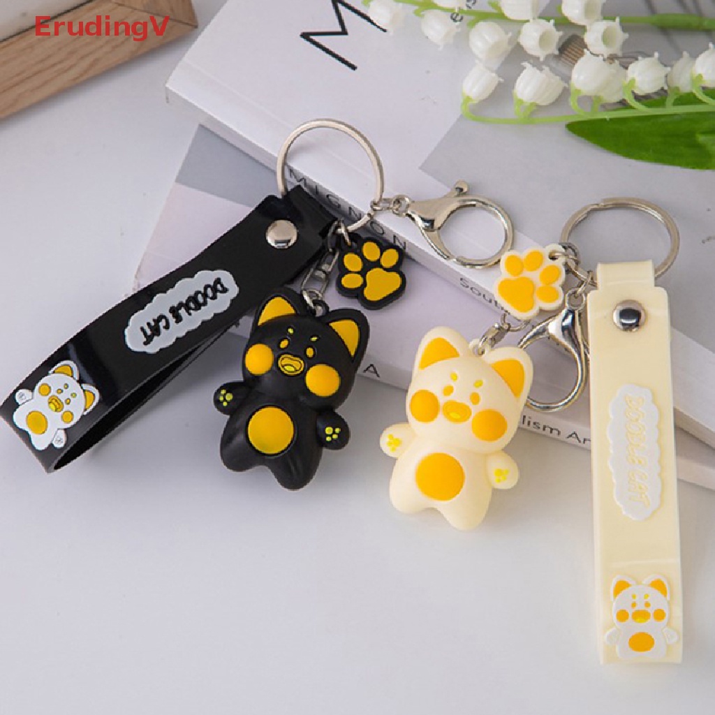 Móc Chìa Khóa Xe Hơi / Túi Xách Hình Mèo DuDu Dễ Thương Sáng Tạo