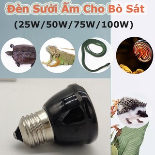 Bóng đèn sưởi ấm gốm sứ,bóng đèn hồng ngoại sưởi ấm thú cưng bò sát 25w/ 50w/ 75w/ 100w