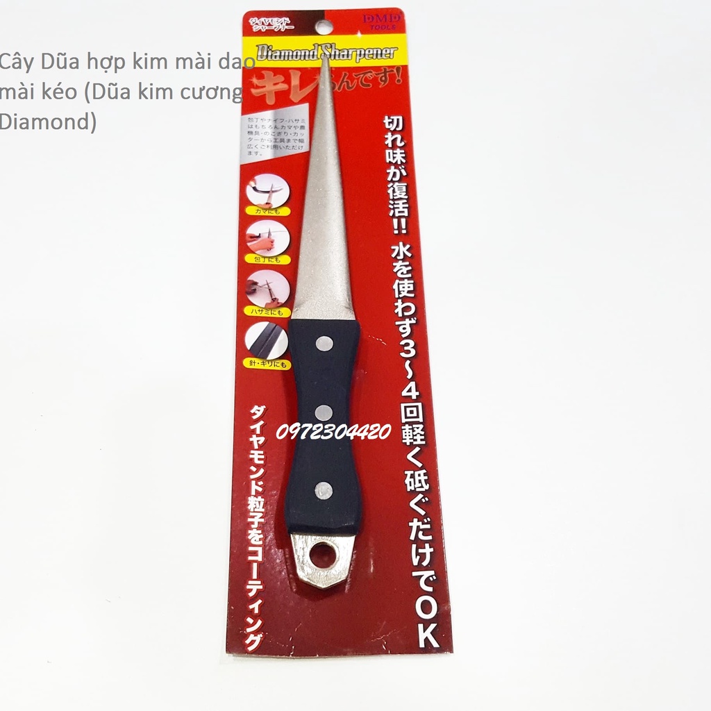 Cây dũa hợp kim mài dao, mài kéo, mài liềm (Dũa kim cương Diamond)