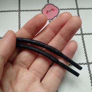 3.5mm Dây giày sáp bản tròn cho giày da giày bốt boot boots cao thấp cổ