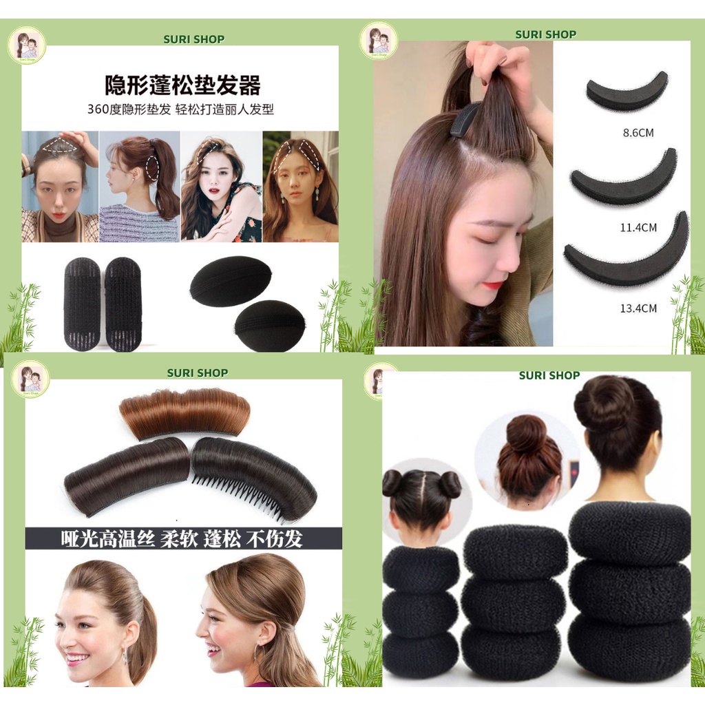 Kẹp Tóc Tạo Kiểu Tóc Phồng Bằng Xốp,kẹp tạo kieu sang chảnh nữ tính