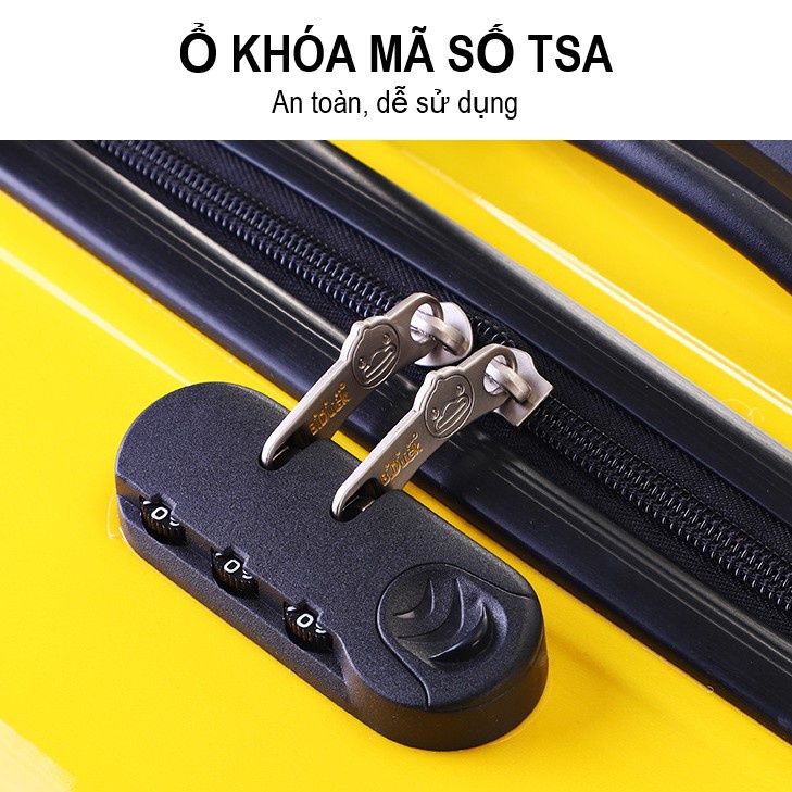 Vali BDuck Cho Bé Size 20inch / 24inch - Kiêm Xe Kéo 4 Bánh & Chân Xoay 360° - Hàng Chính Hãng