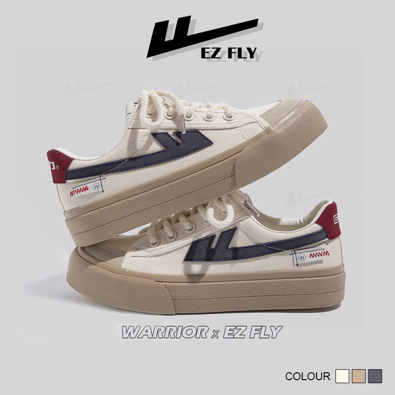 Giày thể thao nữ đế bằng thời trang WARRIOR-08 , Giày sneaker nữ đế cao chống trơn trượt cao cấp mã WAR08