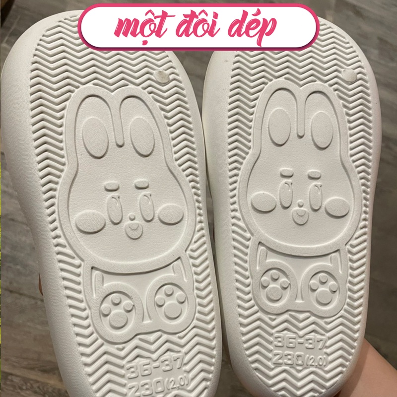 Dép Thỏ Moji Đế Dày 4 CM siêu êm Hàng Cao Cấp Chedoir Nội địa Trung