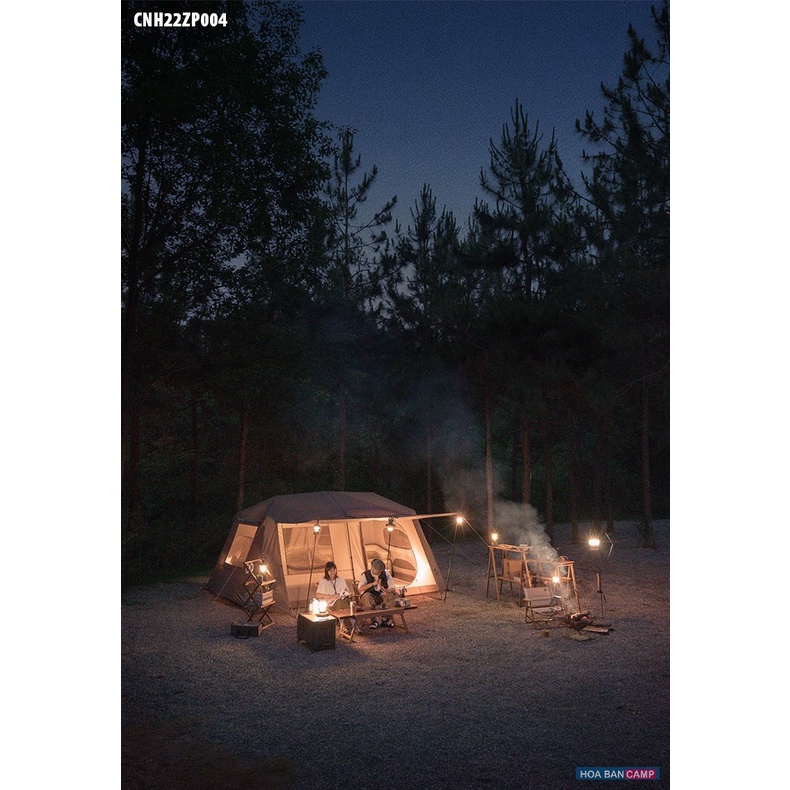 Lều Glamping Tự Bung 5-8 Người 2 Phòng Ngủ NatureHike Village 13 CNH22ZP004