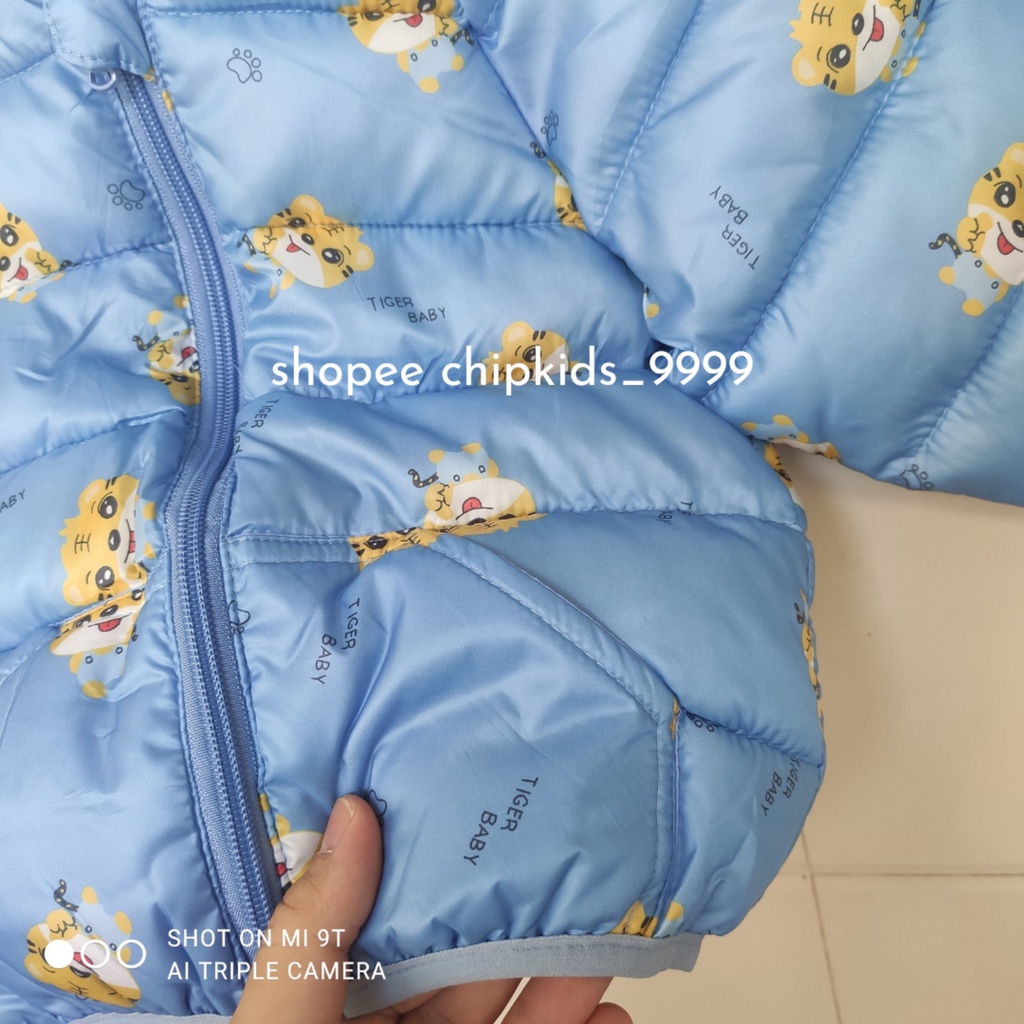 Áo phao cho bé Quảng Châu đẹp siêu nhẹ, siêu ấm từ