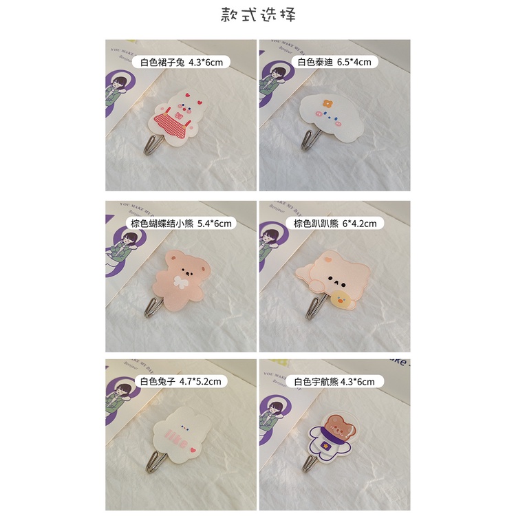 Móc Treo Đồ Dán Tường Bằng Acrylic Dễ Thương