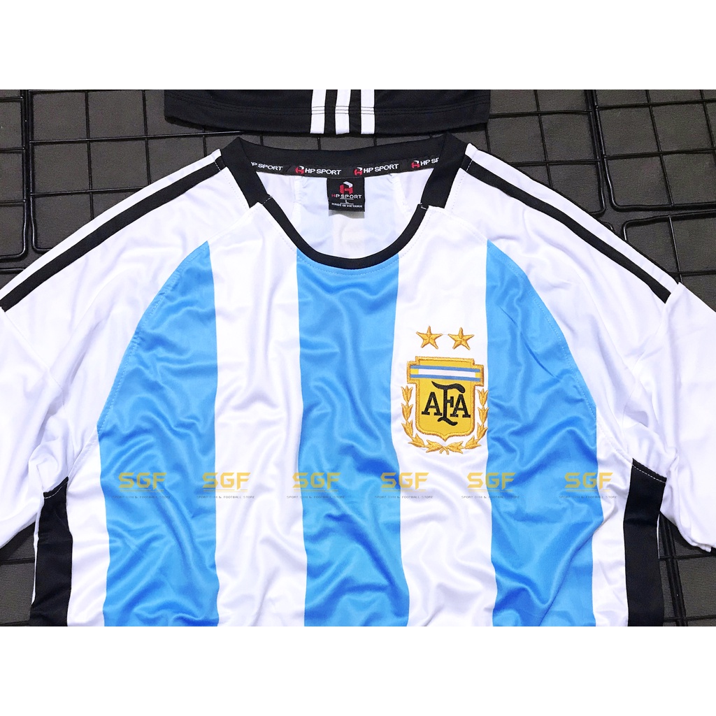 Đồ Bóng Đá ACHENTINA sọc sân nhà 2023