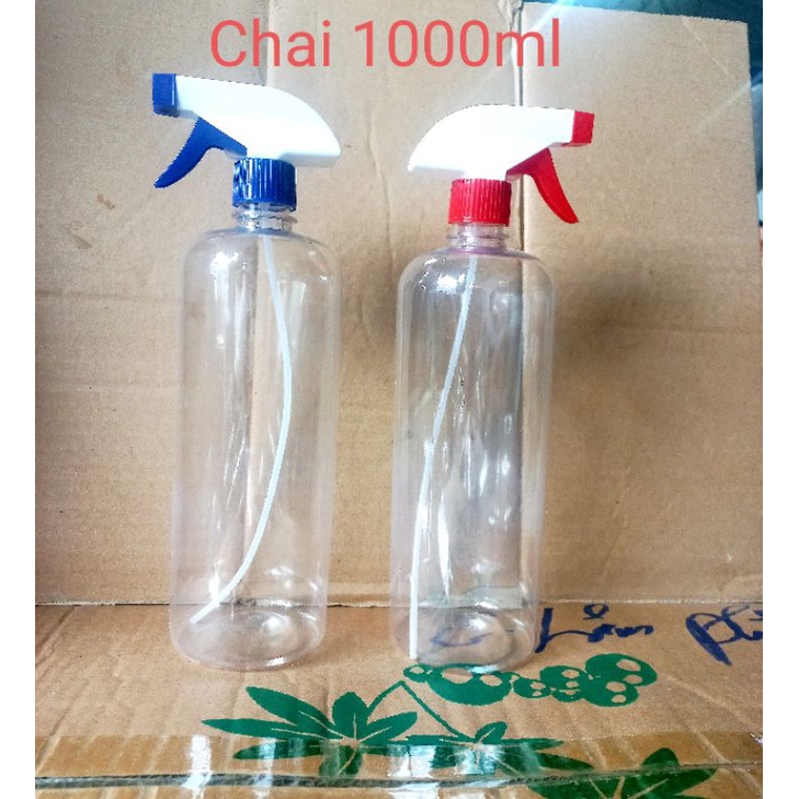 Chai, Bình Xịt Kính 500ml , 1000ml Bầu Lùn, Trắng Đục, Trắng Trong. Nhựa HUYSUN | BigBuy360 - bigbuy360.vn