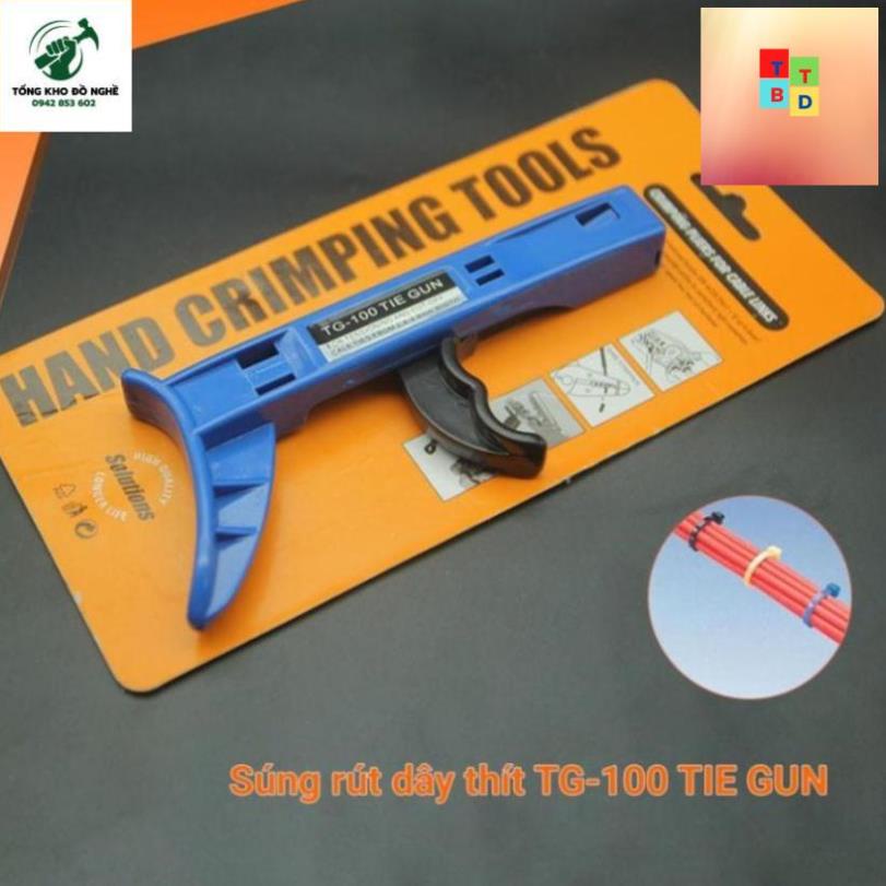 Súng rút, cắt dây thít nhựa tự động TG-100 TIE GUN