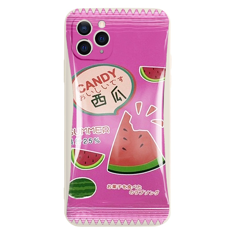 Ốp lưng iphone vỏ kẹo dưa hấu candy ốp vuông bảo vệ cam 6/6splus/7/7plus/8/8plus/x/xr/xs/11/12/13/14/pro/max/plus/promax