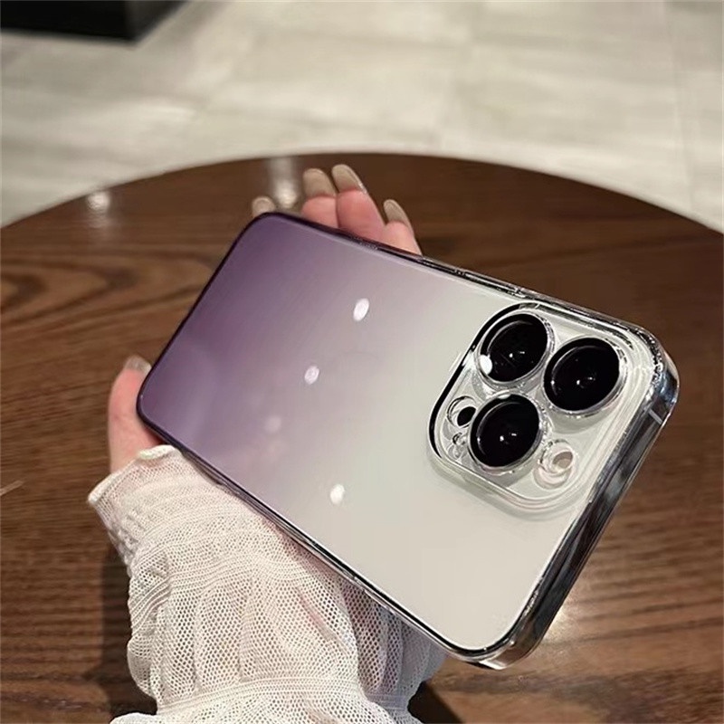 Ốp Điện Thoại PC Cứng Siêu Mỏng Chống Bụi Có Miếng Dán Bảo Vệ Ống Kính Máy Ảnh Cho Iphone14 13 12 ProPromax Plus