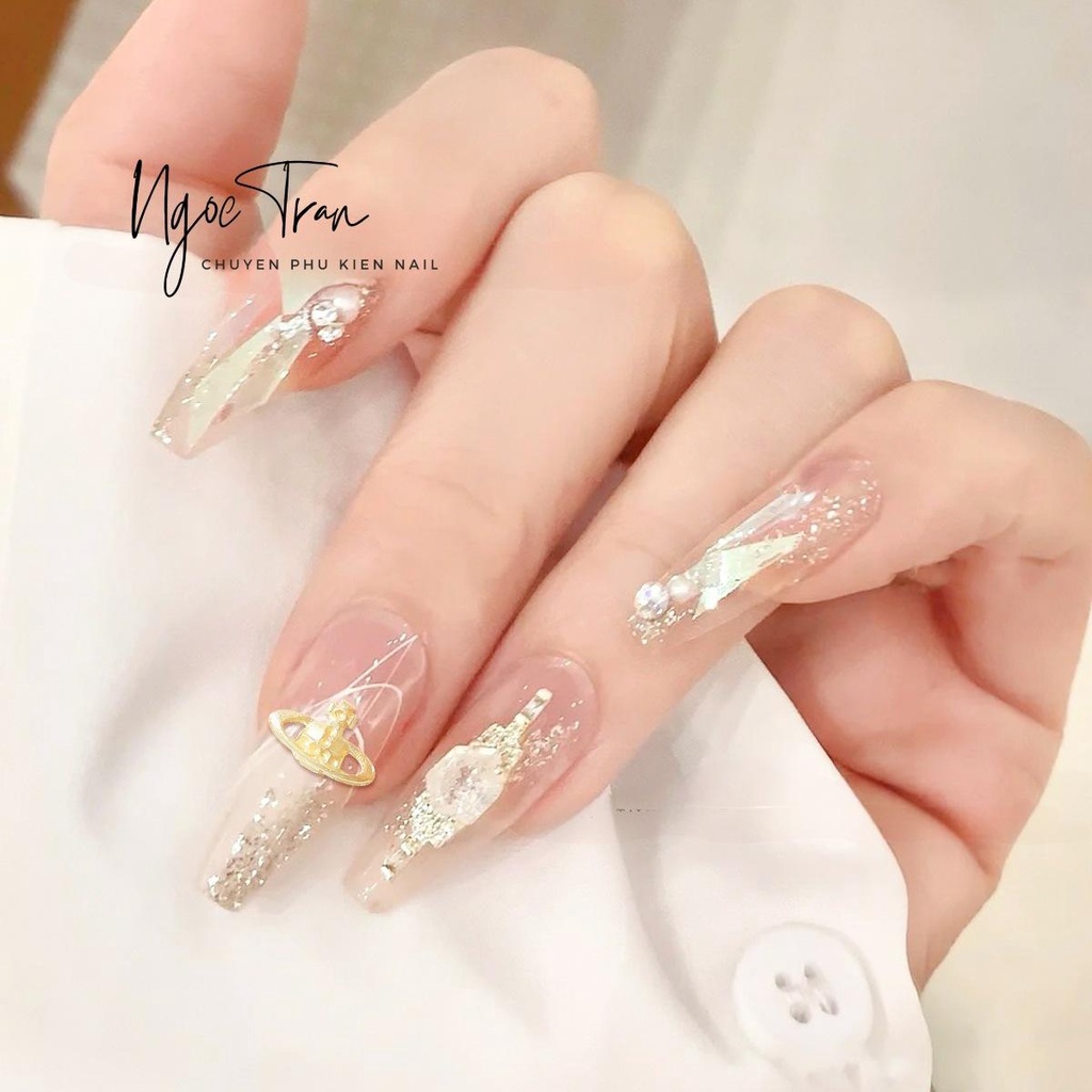 Charm Vũ Trụ | Phi Thuyền Ngôi Sao Địa Cầu | Trang Trí Móng