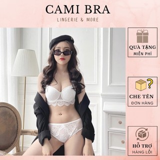 Bộ đồ lót nữ nâng ngực, áo lót nâng ngực có gọng thiết kế ren hoa nổi cao cấp, form áo cực đẹp B06