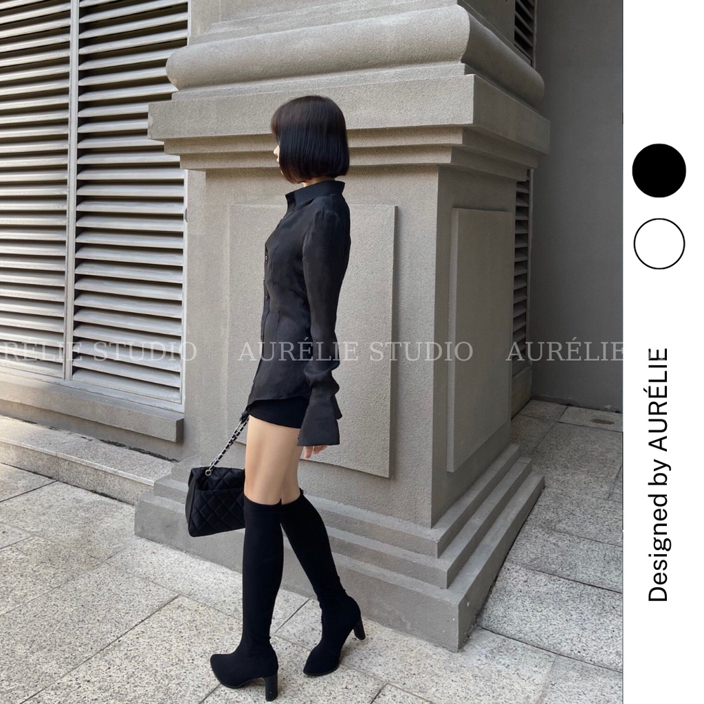 Áo sơmi sợi tơ HEBE SHIRT by AURÉLIE