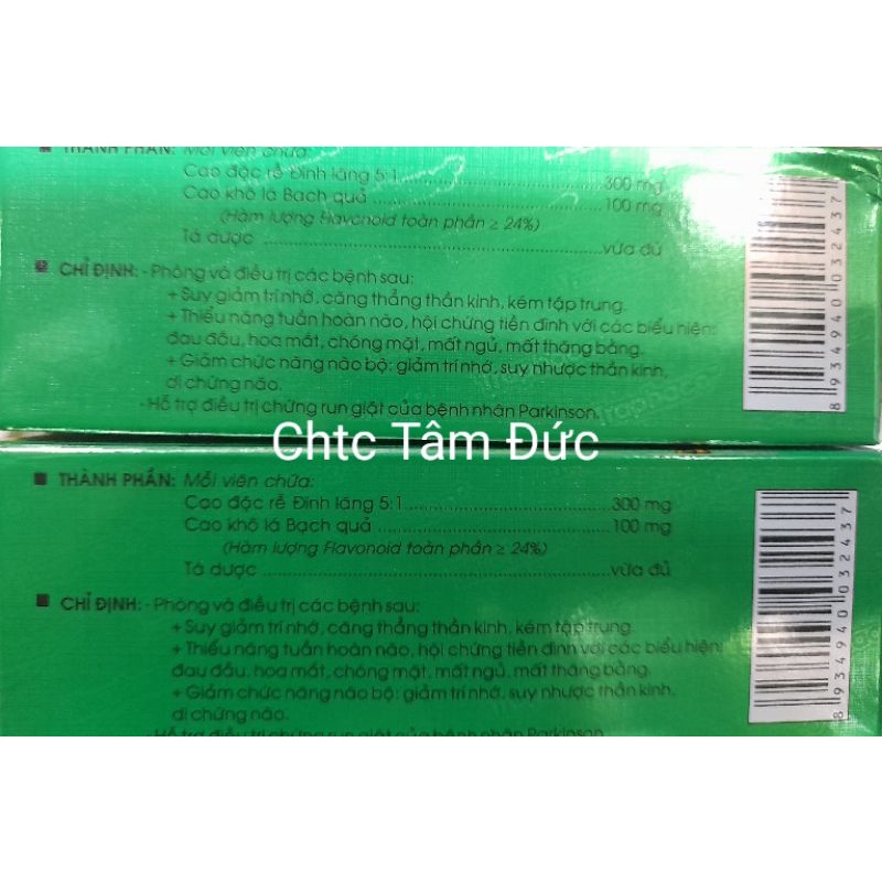 Hoạt huyết dưỡng não CEBRATON viên nang mềm Traphaco