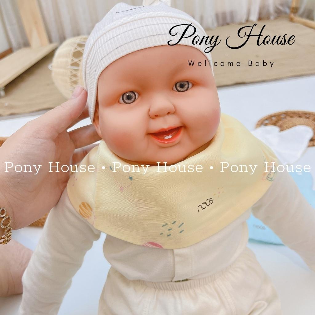 Yếm Tròn Nous Xô - Yếm Dãi Sợi Tre Mềm, Mịn Cho Bé Từ Sơ Sinh Đến Ăn Dặm