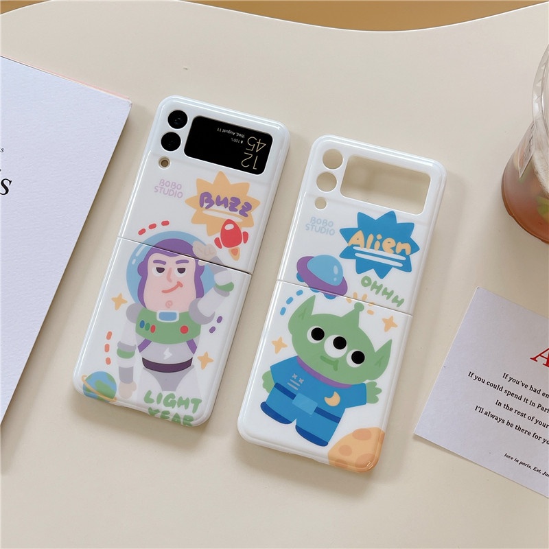 Ốp Điện Thoại Silica Gel Mềm Chống Sốc Hình Buzz Lightyear Dễ Thương Cho Samsung Galaxy Z Flip 4 Z Flip 3 5G Z Flip 4 Zflip3 Z Flip4 Z Flip 3