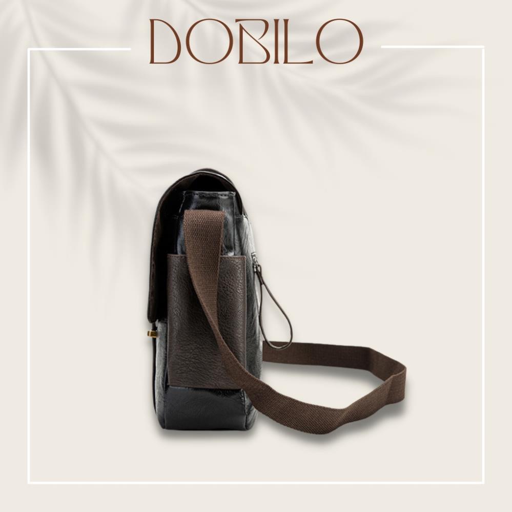 Túi Đeo Chéo Da Nam Nữ Thời Trang DOBILO - Da Pu Chống Nước BG47