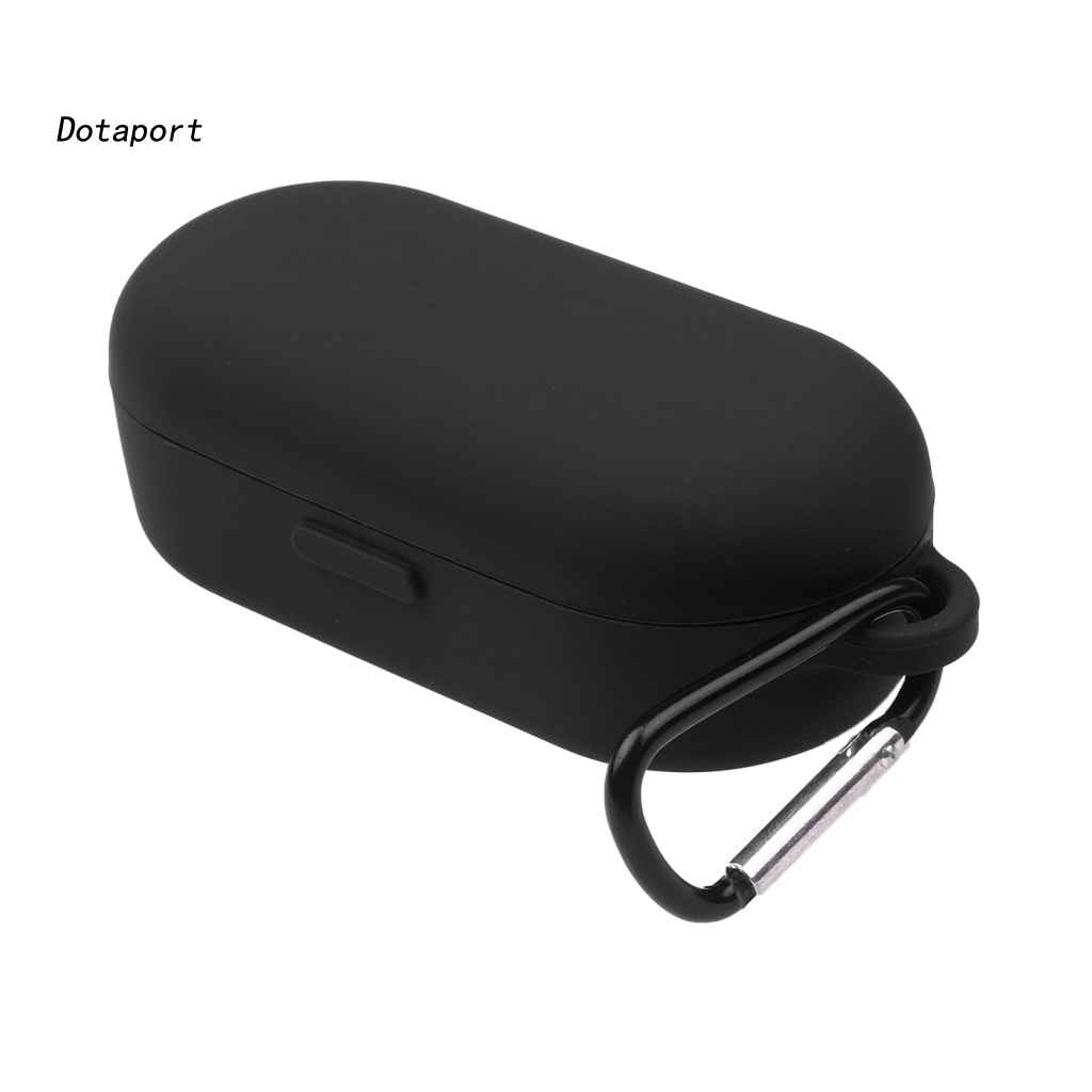 Vỏ Bọc Bảo Vệ Hộp Sạc Tai Nghe Bose Bằng Silicon Màu Trơn Kèm Móc Treo Tiện Dụng