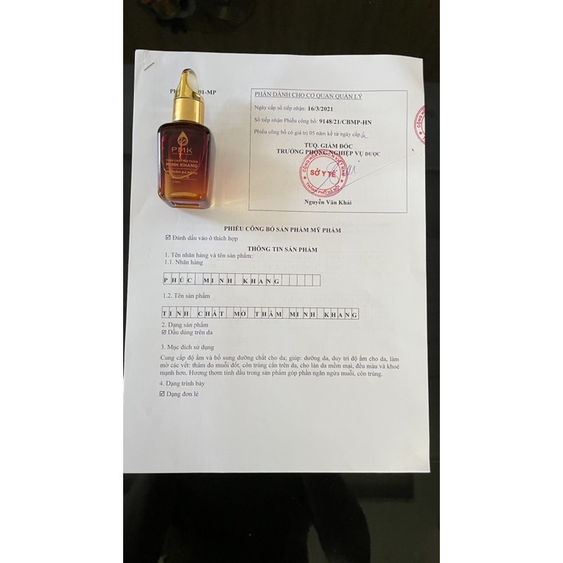 [THANH LÝ MÓP VỎ HỘP] TINH DẦU XÓA THÂM PHÚC MINH KHANG | BigBuy360 - bigbuy360.vn