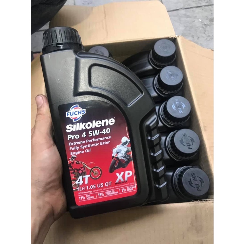 Nhớt xe Fushs Silkolene   " kem lọc nhớt " chính hãng