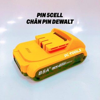 Pin 5 cell chân pin máy dewalt