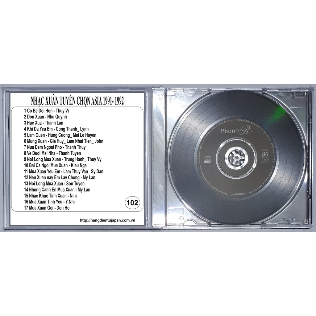 Combo2 gồm 4 CD nhạc Xuân (75 - 103 )