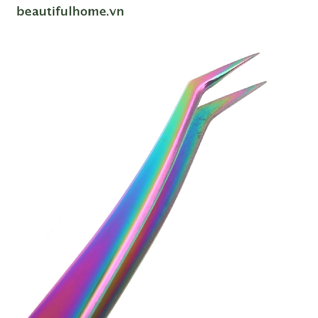 1 Nhíp Gắp Lông Mi Chuyên Nghiệp Bằng Thép Không Gỉ Nhiều Màu Sắc