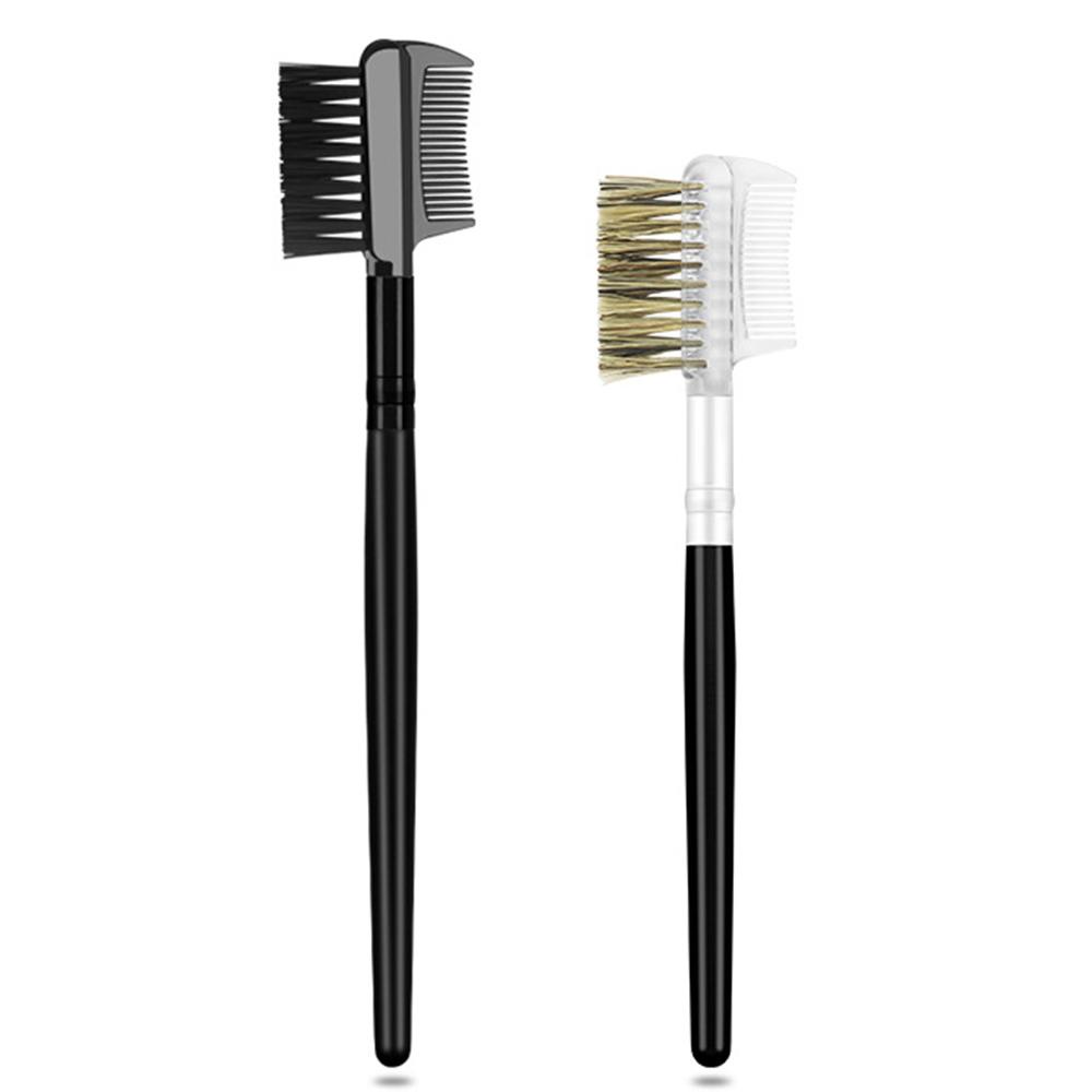 Lược Chải Lông Mày / Lông Mi Chuyên Nghiệp Thiết Kế Hai Đầu Màu Trắng