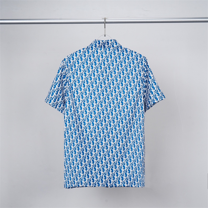 Áo Sơ Mi Ngắn Tay In Logo Cổ Điển Thoải Mái Thời Trang