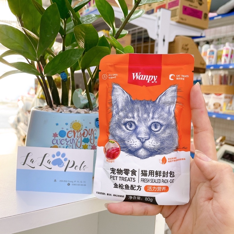 Pate WANPY cho mèo gói 80g