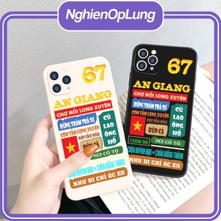 Ốp iphone ốp lưng iphone viền vuông Tỉnh thành An Giang 67 dành cho ip6 đến ip14promax- li063