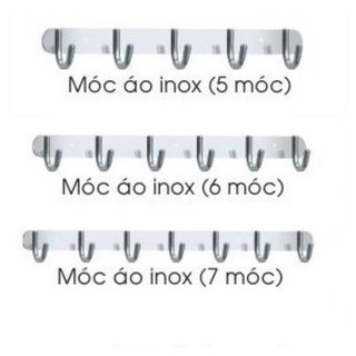 Móc treo quần áo inox 304 100% gắn tường loại dày