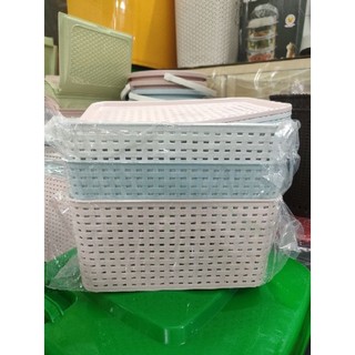 COMBO 03 - Rổ mây nắp (Việt Nhật) - 3 size