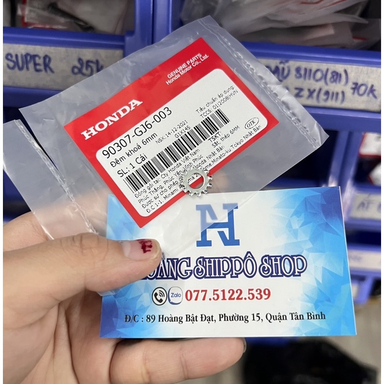 Ốc chỉnh pha đèn và đệm khoá chính hãng honda