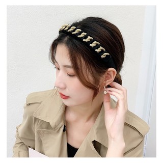 Cài tóc màu đen Băng đô sang trọng