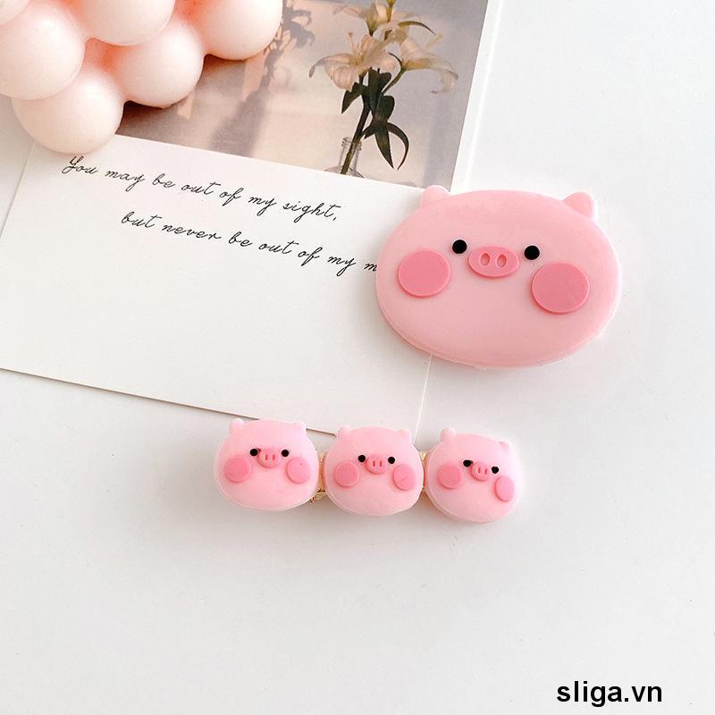 💌Kẹp tóc hình heo con dễ thương 2022