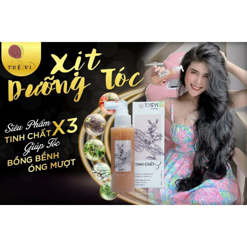 compo 3 chai xịt tóc tuệ vi X3 mẩu mới