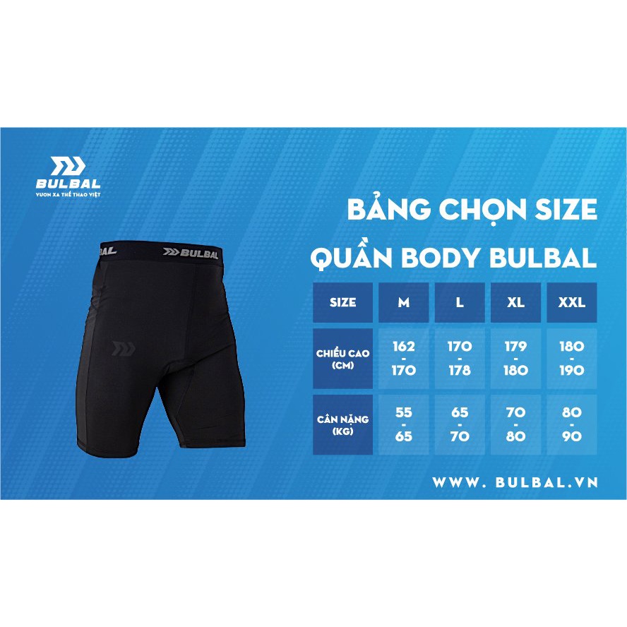 Quần Ngắn Bó Cơ Thể Thao , Quần Đùi Body Hàng Cao Cấp Thương Hiệu Bulbal