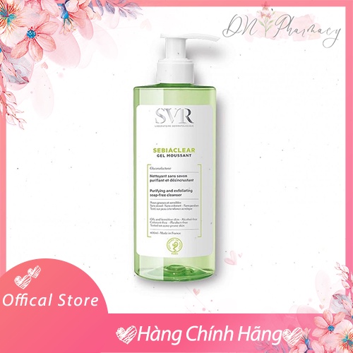 Sữa Rửa Mặt SVR Cho Da Dầu Mụn - SVR Sebiaclear Gel Moussant 400ml
