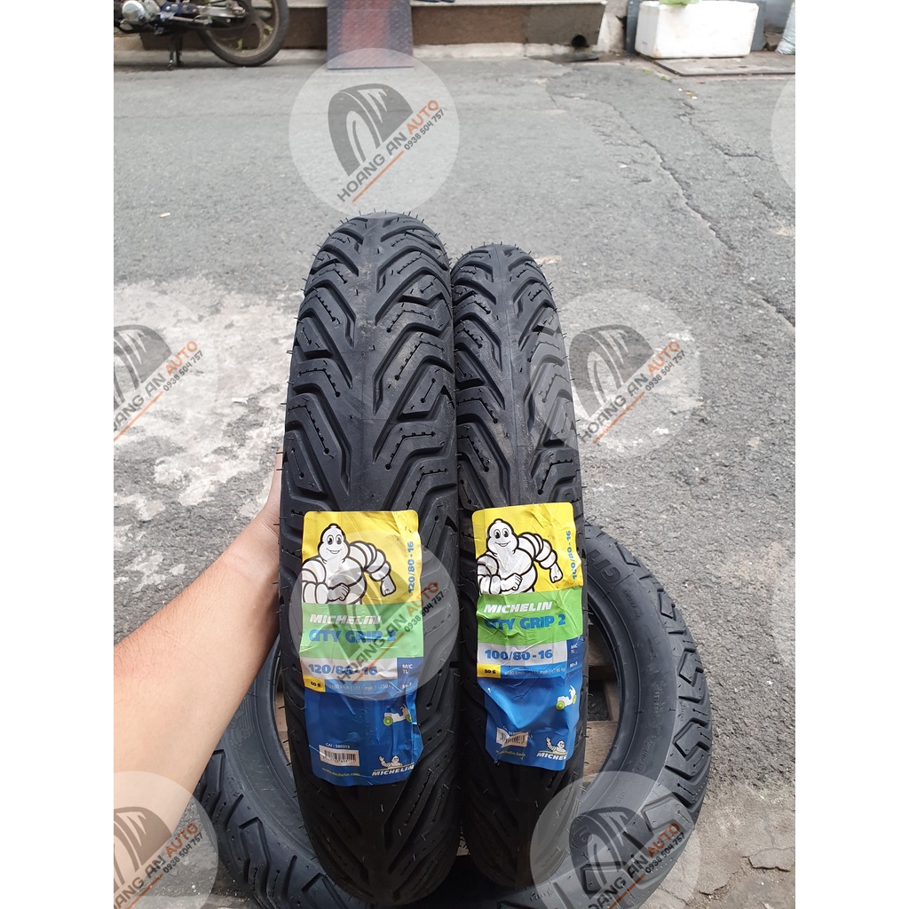 Cặp vỏ lốp xe Michelin City Grip 2 cho Honda SH 125 150 300 350 hàng Châu Âu, 100/80-16&120/80-16, 110/70-16 & 130/70-16