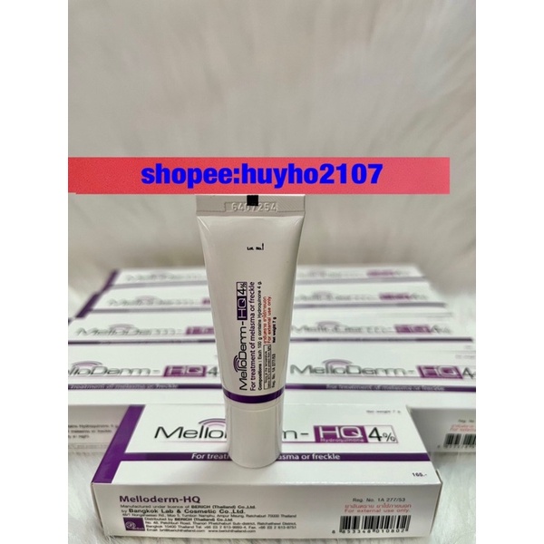 Kem MelloDerm HQ 4% loại bỏ thâm nám,tàn nhang,trắng da