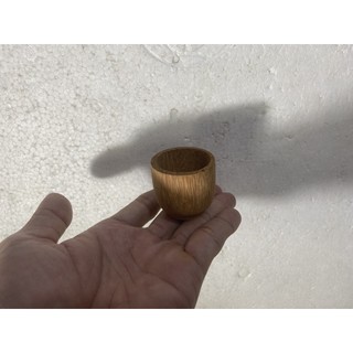 LY RƯỢU MÀI THÔ GỖ DỪA - CỐC UỐNG TRÀ